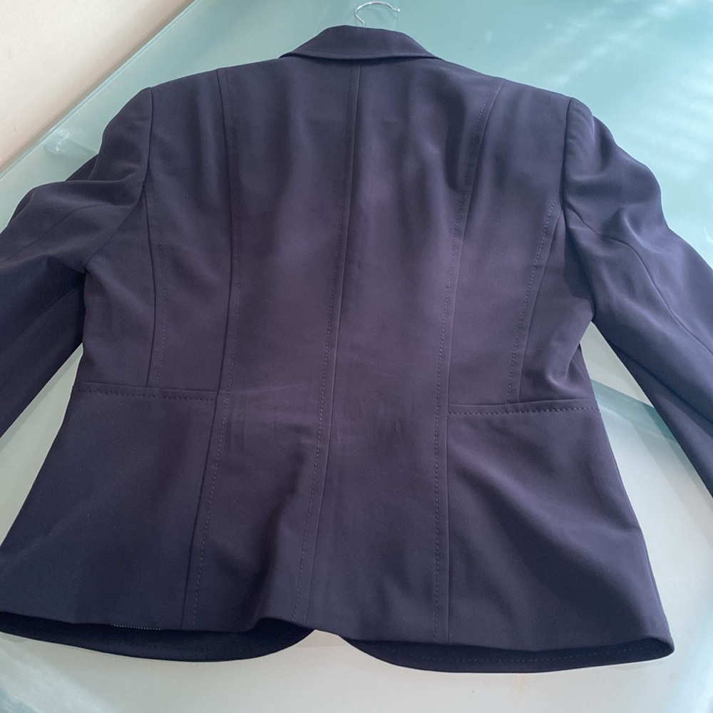 Gerry Weber Blazer Black Designer Blazer with Stretch size 8 MSRP $349 - Picture 4 of 9
